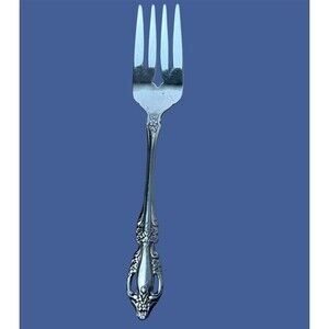 Oneida Serving Fork Raphael Stainless Distinction‎ Flatware Vintage Silverware